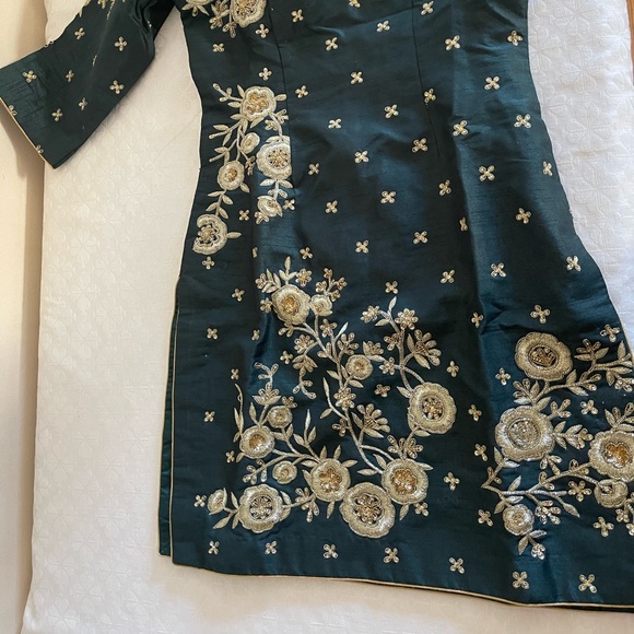 Indian bridal party patiala salwar kameez suit - Picture 2 of 5